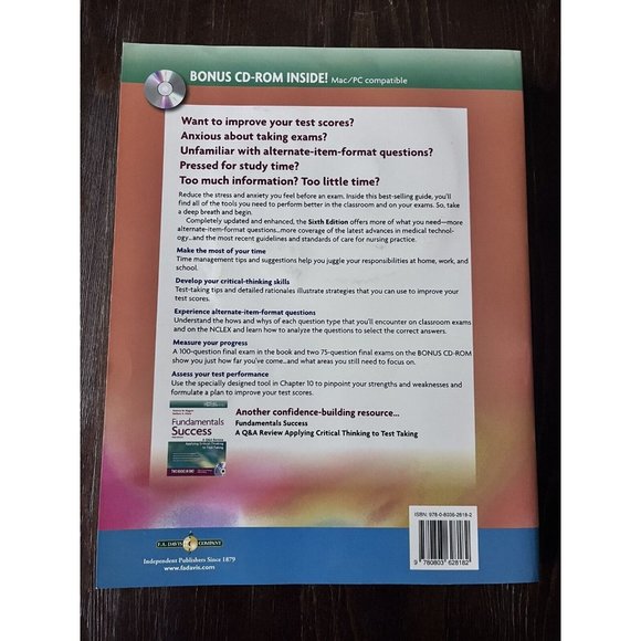 Test Success : Test-Taking Techniques for Beginning Nursing Students by Barbara - Picture 6 of 11